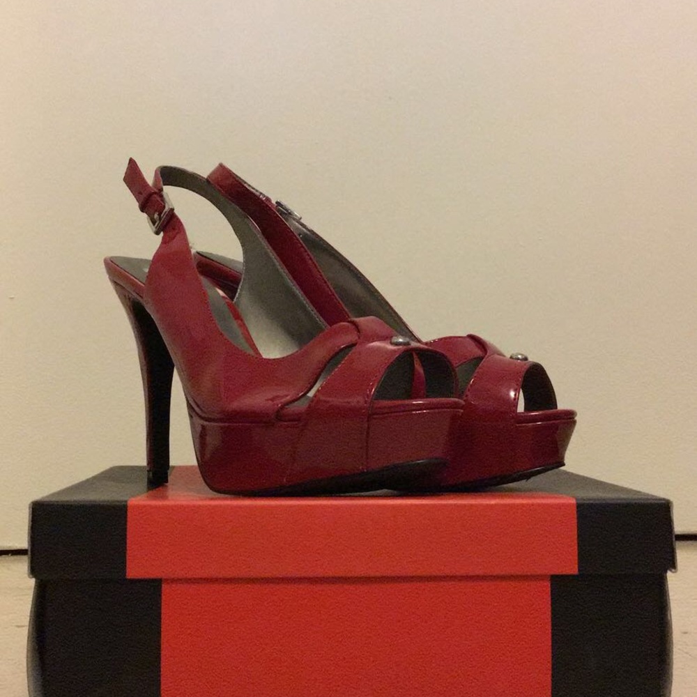 G by Guess red heels